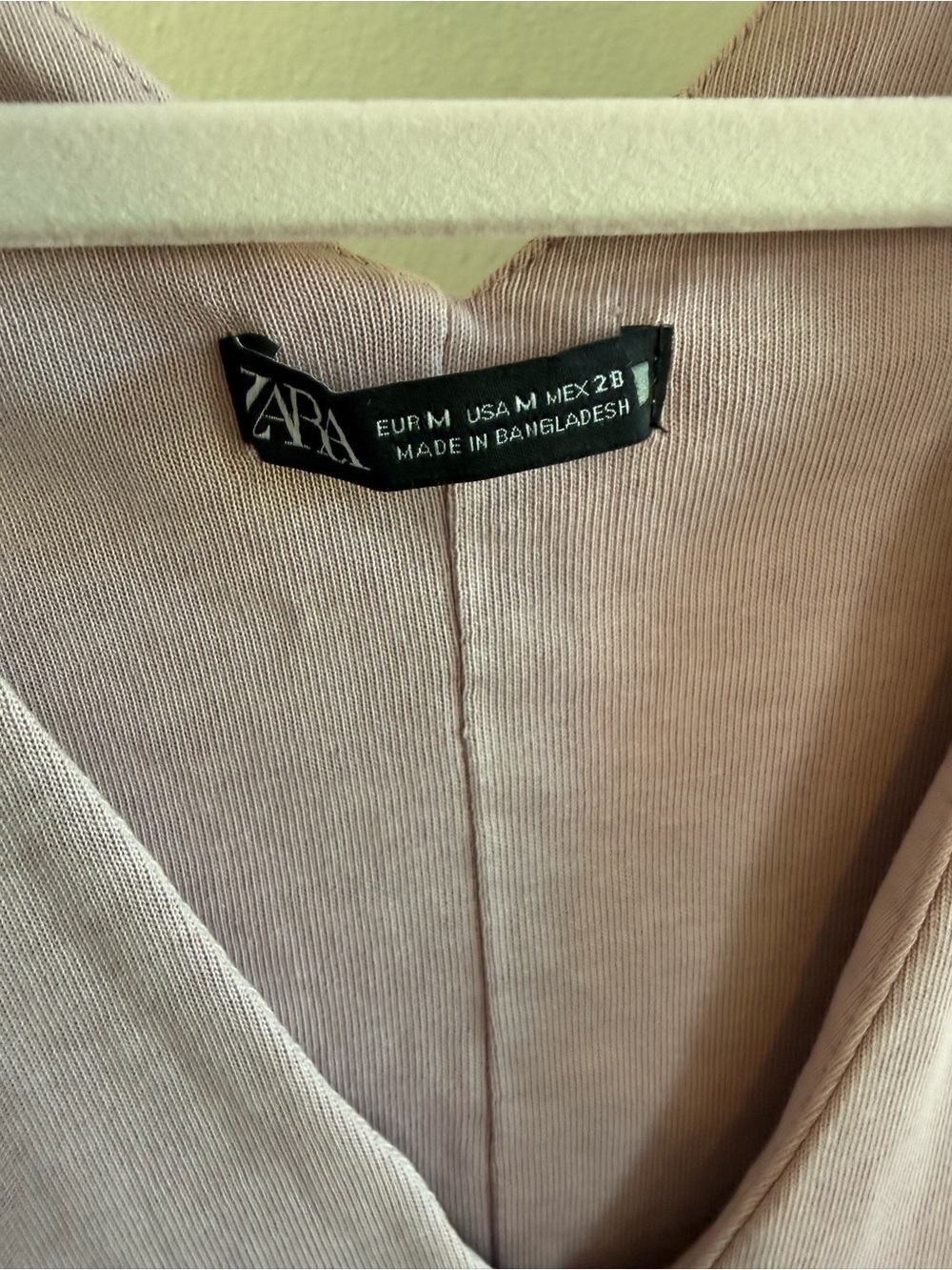 ZARA Blush Pink Midi Dress – Size M - Picture 4 of 4